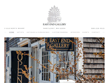 Tablet Screenshot of eastendgallerynantucket.com